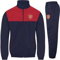 Arsenal FC Men's Adults Jacket & Pants Tracksuit Set in Navy | Size: Small