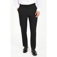 Dobell Men's Black Tuxedo Trousers | Size: 34XL