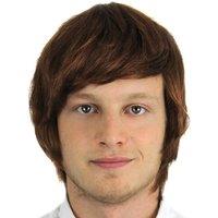 I Love Fancy Dress Men's Short Wig - Brown | Size: 24 Pack
