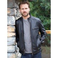 Lakeland Leather Men's 'Penton' Leather Jacket in Black | Size: 48R