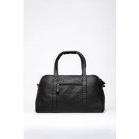 Lakeland Leather Men's 'Silloth' Leather Medium Holdall in Black