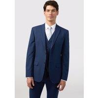 Limehaus Men's Tailored Fit Blue Jacket | Size: 48S