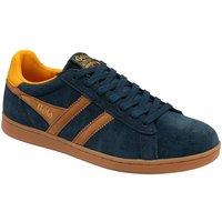 Gola Classics Men's 'Equipe Suede II' Suede Lace-Up Trainers in Navy | Size: 8