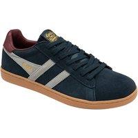 Gola Classics Men's 'Equipe Suede II' Suede Lace-Up Trainers in Navy | Size: 6