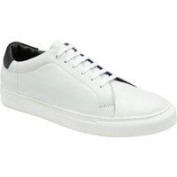 Frank Wright Men's Leather 'Marsh' Trainers in White | Size: 8