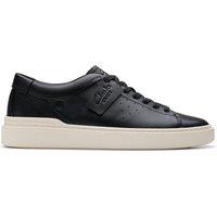 Clarks Men's Craft Swift Black Leather Trainers, Lace Up | Size: 7.5-Standard Fit