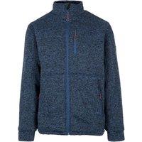 Trespass Men's Ampney Marl Fleece Jacket in Blue | Size: Small
