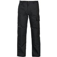 Projob Men's Cargo Trousers in Black | Size: 34S