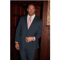 BadRhino Men's Plain Suit Jacket in Dark Navy | Size: 48S