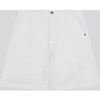 U.S. POLO ASSN. Men's Linen Blend Chino Shorts in White | Size: 30