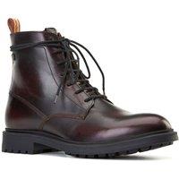 Base London Men's Brunel 7 Eyelet Boot in Wine | Size: 8