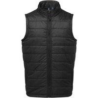 Premier Men's Recyclight Padded Gilet in Black | Size: XL