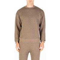 Luke 1977 Men's Torridon Texture Sweatshirt in Brown | Size: Small
