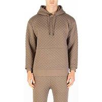 Luke 1977 Men's Melrose Texture Overhead Hoodie in Brown | Size: Large