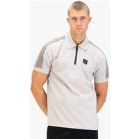 Luke 1977 Men's Caltech 1000 Zip Polo in Grey | Size: Large