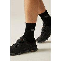 Regatta Men's Blake Low Waterproof Breathable Walking Shoes in Black | Size: 6.5