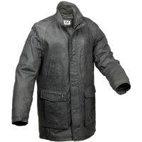 Eastern Counties Leather Men's Leather Mid Length Jacket in Charcoal | Size: 44R