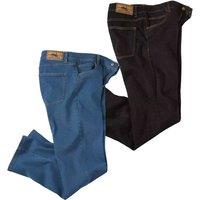 Atlas for Men Men's Stretch Regular Jeans Pack of 2 in Blue | Size: 30R
