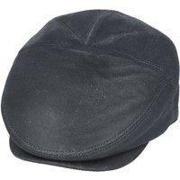 JTAPHRIQUE Men's Gladwinbond Sheep Skin Leather Flat Cap in Black | Size: XL