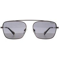 Polaroid Men's Aviator Ruthenium Grey Grey Polarized PLD 6131/S