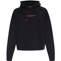 Dsquared2 Men's Cipro Fit Small Logo Black Hoodie� | Size: Large