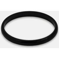 Outrage London Men's Men's Black 2mm Simple Band Ring | Size: 10