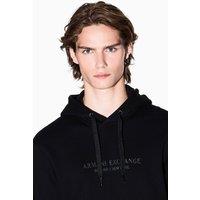 Armani Exchange Men's Milano - New York Pull Over Hoodie Black | Size: Large