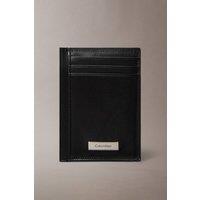 Calvin Klein Men's Plaque Ns Card Case Black