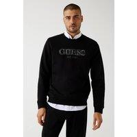 Guess Men's Crew Neck Sweatshirt Black | Size: Large
