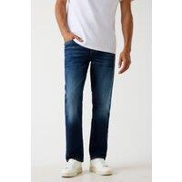 Guess Men's Angels Denim Dark Wash Denim in Dark Blue | Size: 36R