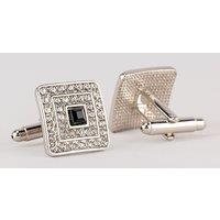 Oswin Hyde Men's Bling Silver Cufflinks