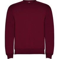 ROLY Men's Clasica Crew Neck Sweatshirt in Dark Red | Size: XL