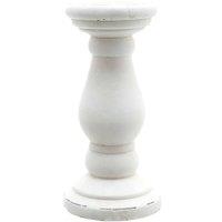 Love Lace Matt White Ceramic Candle Holder