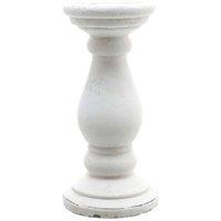 Love Lace Large Matt White Ceramic Candle Holder