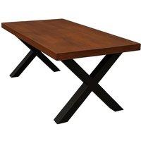 TRL Handmade Furniture Chunky & Sturdy Dining Table - Dark Oak in Dark Brown | Size: 280 cm x 90 cm