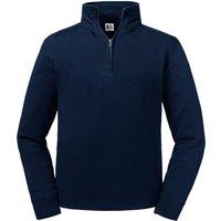 Russell Men's Authentic Quarter Zip Sweatshirt in Navy | Size: 3XL