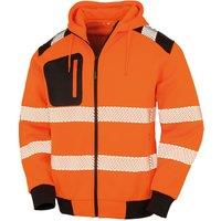 Result Men's Safety Hoodie in Burnt Orange | Size: Medium