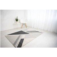 Celebrity Interiors Balletto 186B Beige/Anthra Rug in Grey | Size: 160 cm x 230 cm