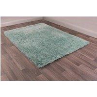 Celebrity Interiors Boston Plain Duckegg Rug in Green | Size: 180 cm x 270 cm