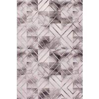Celebrity Interiors Bianco 196SA Cream/Grey Rug in Cream | Size: 80 cm x 150 cm