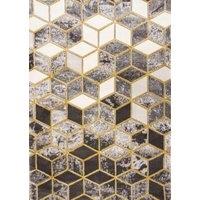 Celebrity Interiors Bianco 207IA Grey/Gold Rug in Grey | Size: 120 cm x 170 cm