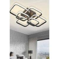 Contemporary LED Energy-efficient Ceiling Light in Black