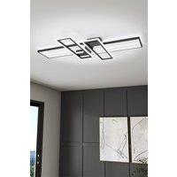 Geometric Black Frame LED Ceiling Light
