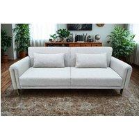 DS Living Como 2 Seater Sofa Bed in Silver