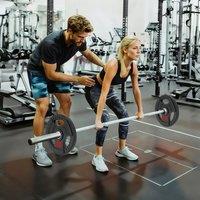 SPORTNOW 2 x 10kg Olympic Weight Plates, Weight Plate Discs with Tri-Grips in Black | Size: 20kg