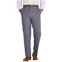 Chums Men's Comfort Fit Formal Elasticated Trousers with Stretch Waist in Grey | Size: 44L