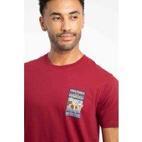 Weird Fish Men's Only Fowls & Hawkses Artist T-Shirt in Red | Size: XL