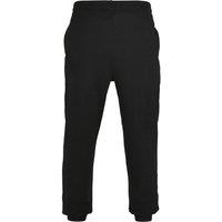 Build Your Brand Men's Basic Jogging Bottoms in Black | Size: 5XL