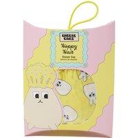 Cheesecake Women's Girls Shower Cap Yellow Kawaii Bunny