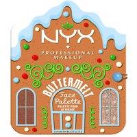 NYX Professional Makeup Women's Buttermelt Face Palette, Blush & Highlighter Duo - Deep